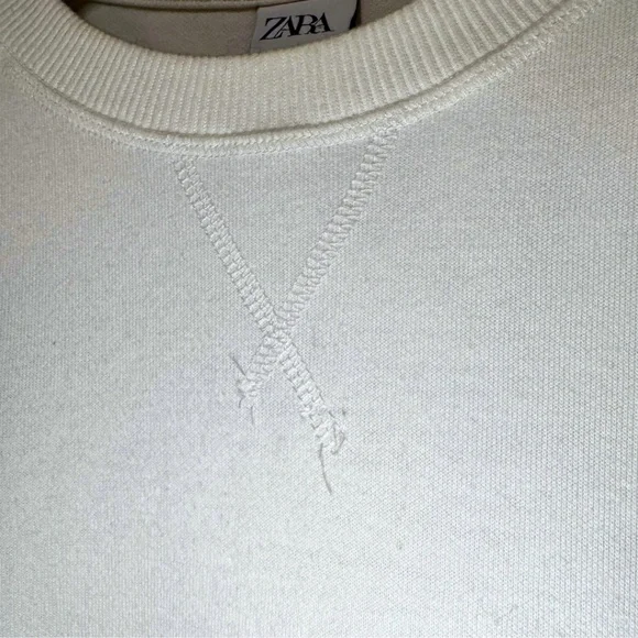 Zara Men's White Sweatshirt - XL - Picture 10 of 16